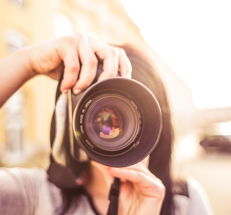 Girl with camera